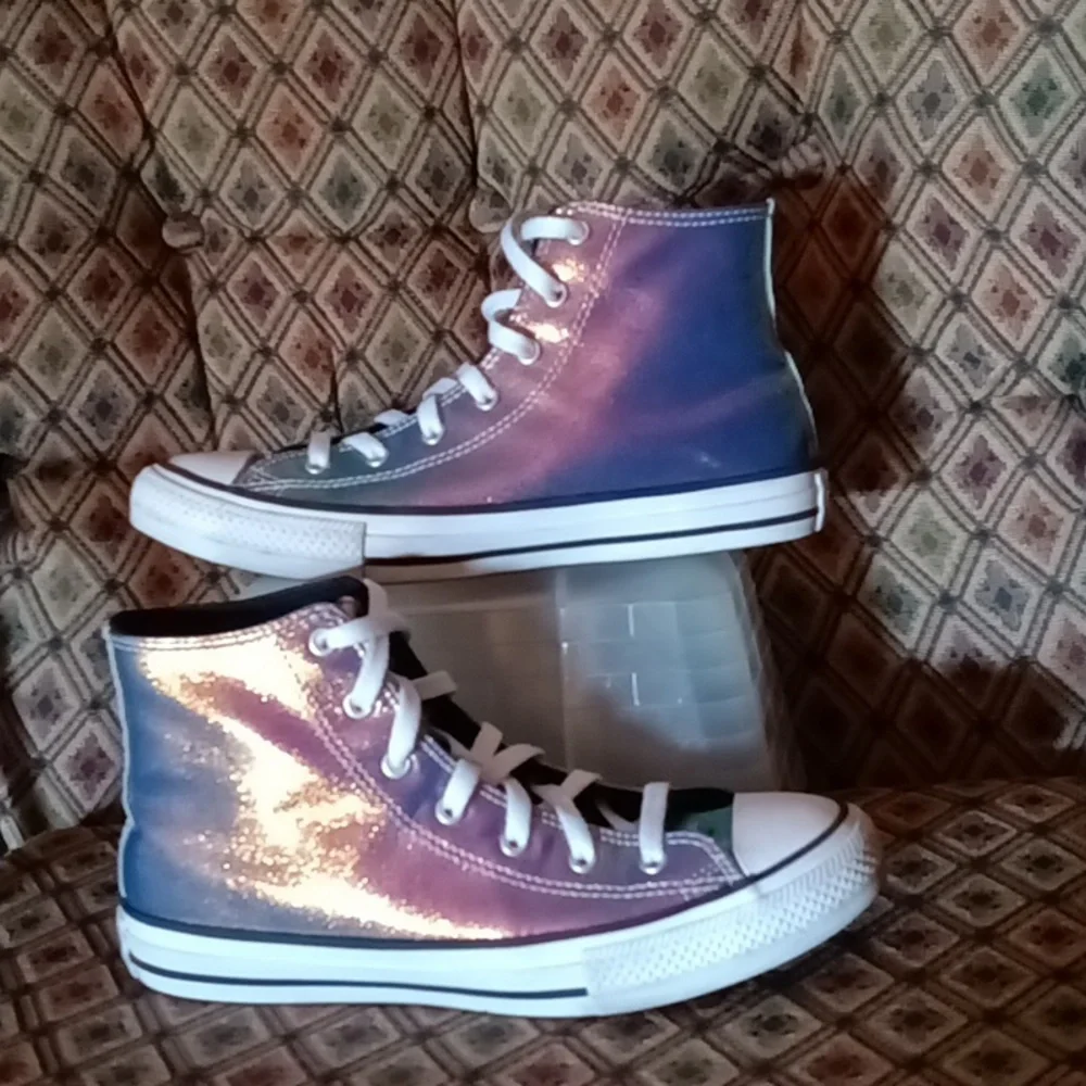 EUC Converse All Star Color Changing Sneakers Hightops Shoes 8 - Picture 6 of 8